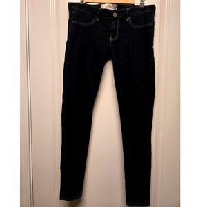 Hollister Super Skinny Jeans Womens 9R W29 L29 Dark Wash Indigo Denim Regular